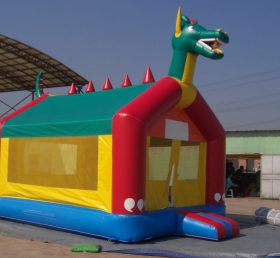 T2-2517 Dinosaur aufblasbares Trampolin