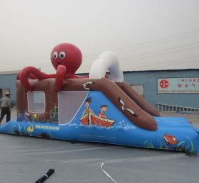 T2-2166 Octopus aufblasbares Trampolin