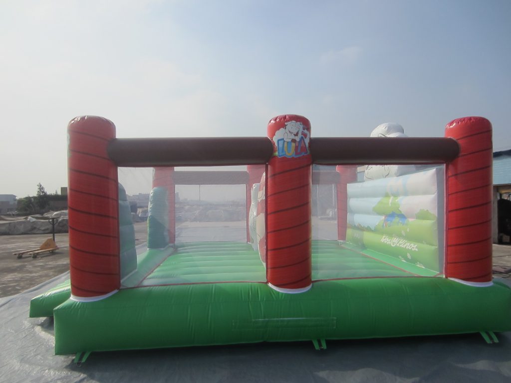 T2-3269 Inflatable Bouncer Happy Farm