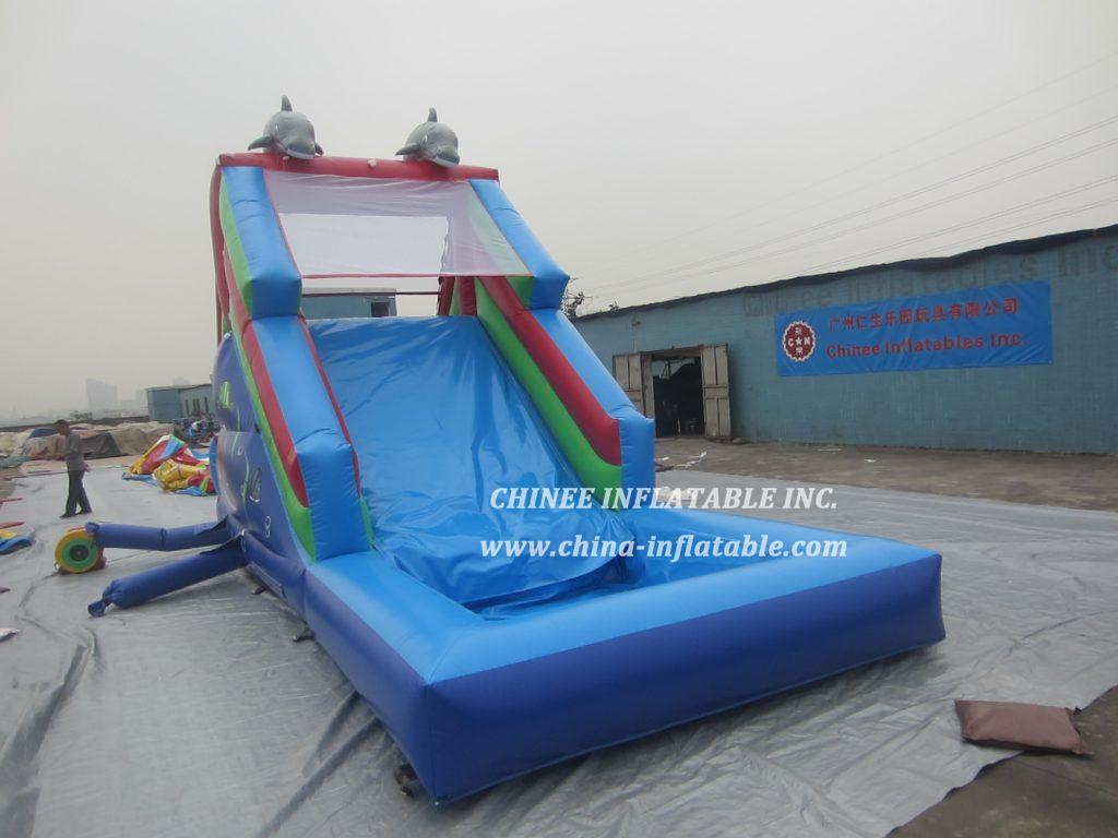 T8-592 Dolphin Inflatable Slide