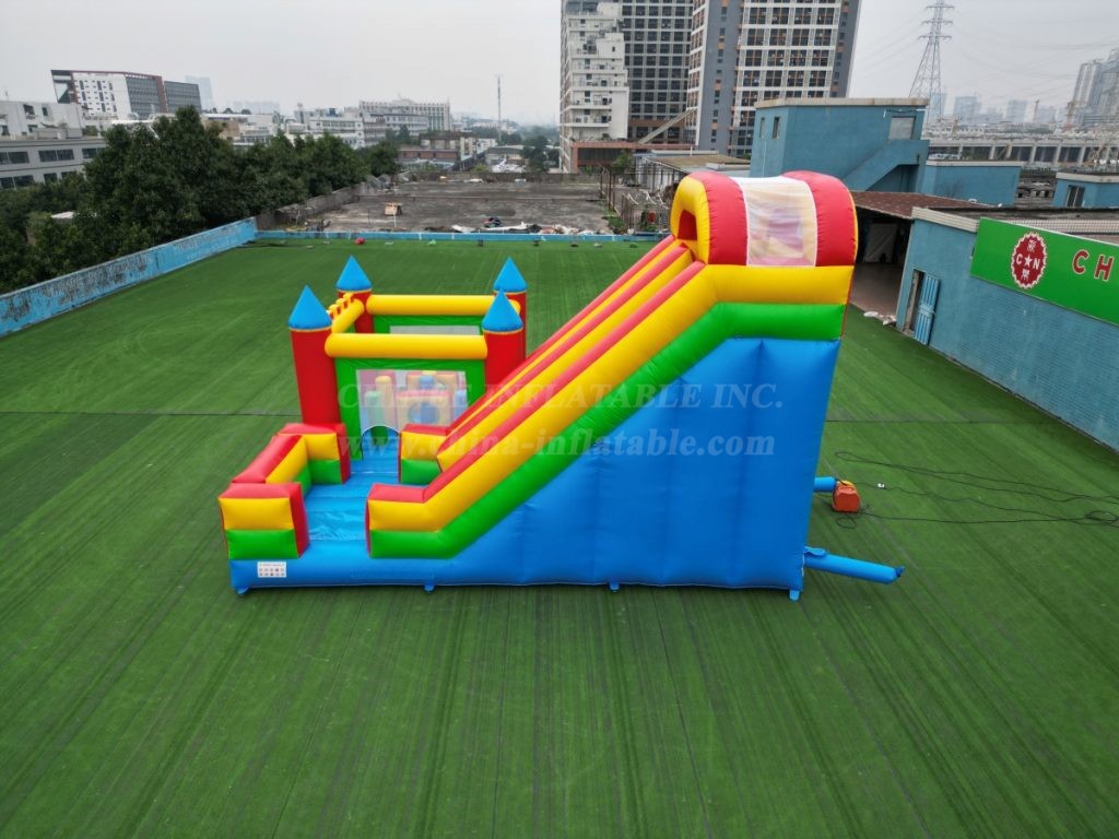 T5-112 Inflatable Castle Bouce House Combo With Slide