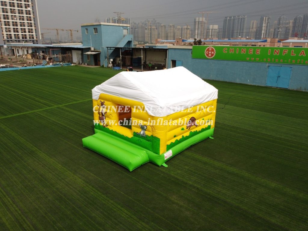 T2-2410 Outdoor Bounce House Bouncy Castle For Kids Party Event