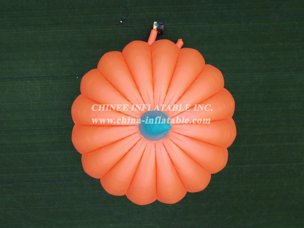 T4-34 Funny Giant Inflatable Pumpkin Bouncer /Halloween Inflatable Jumping Castle With Blower For Kids