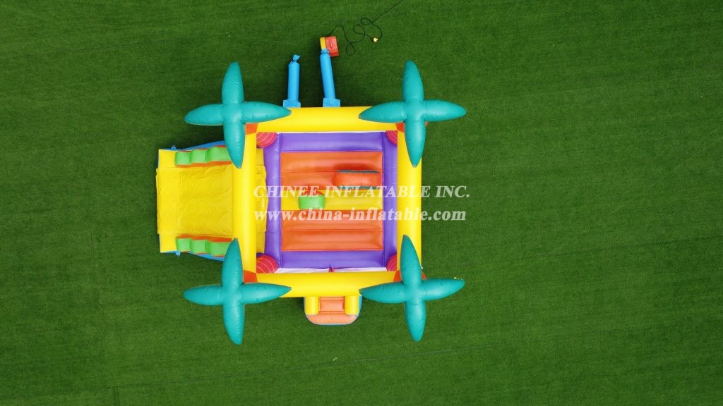 T2-3084 Inflatable Tropics Castle