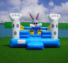 T4-27 Kaninchen Thema Looney Melodie aufblasbares Trampolin