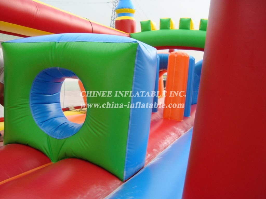 T7-480 Castle Inflatable Obstacles Courses