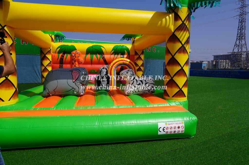 T2-2197 Zoo Inflatable Bouncer