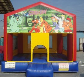 T2-2730 Scooby Doo aufblasbares Trampolin