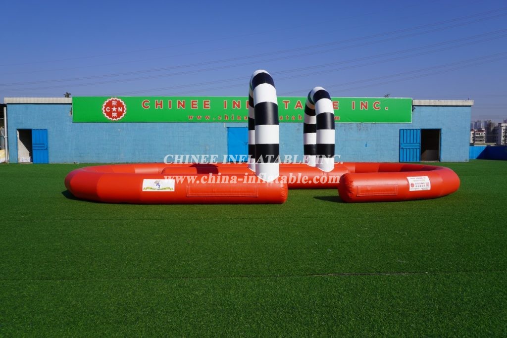 T11-636 Inflatable Racing Track Inflatable Go Kart Race Track