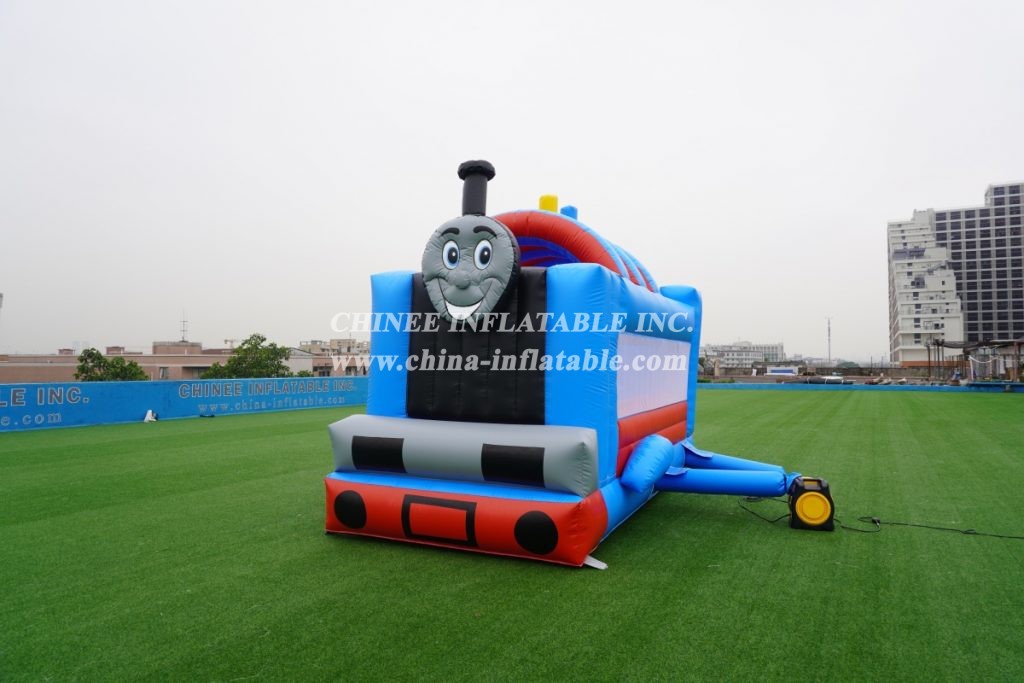 T2-2865 Inflatable Thomas Train Jumping Bouncy Castle Air Bounce House Bouner Thomas The Train