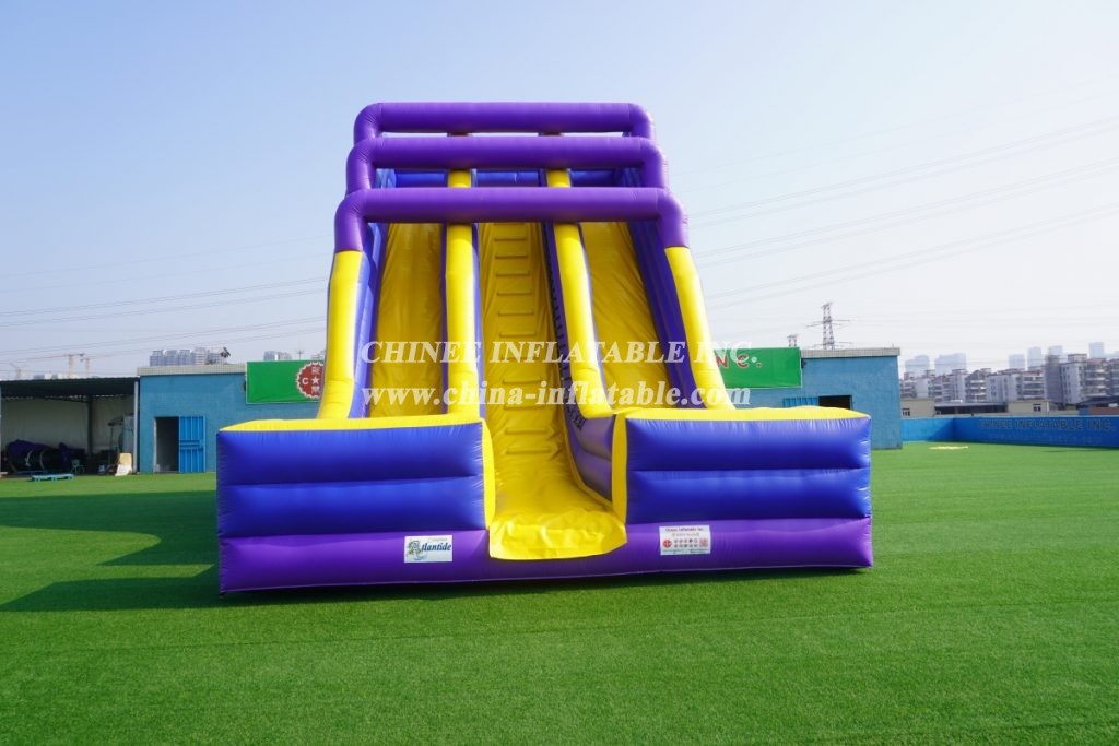 T8-961 Commercial Giant Adults Purple Inflatable Slide