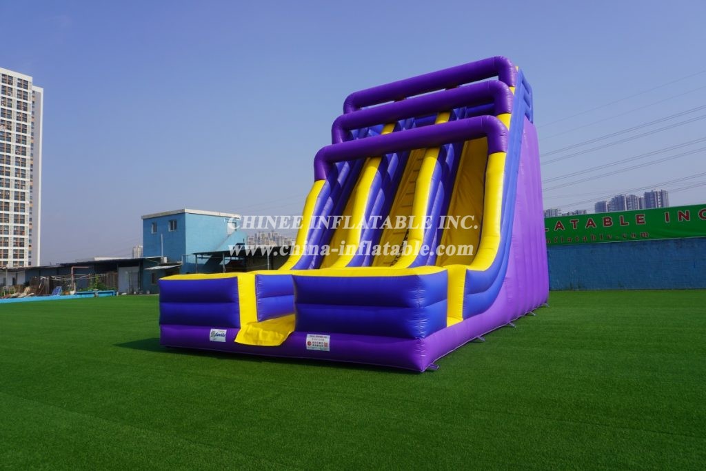 T8-961 Commercial Giant Adults Purple Inflatable Slide