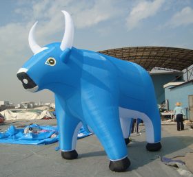 Cartoon1-711 Blue Bull aufblasbare Karikatur