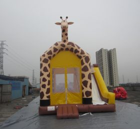 T5-153 Giraffe aufblasbare Bounce House Kombi-Rutsche