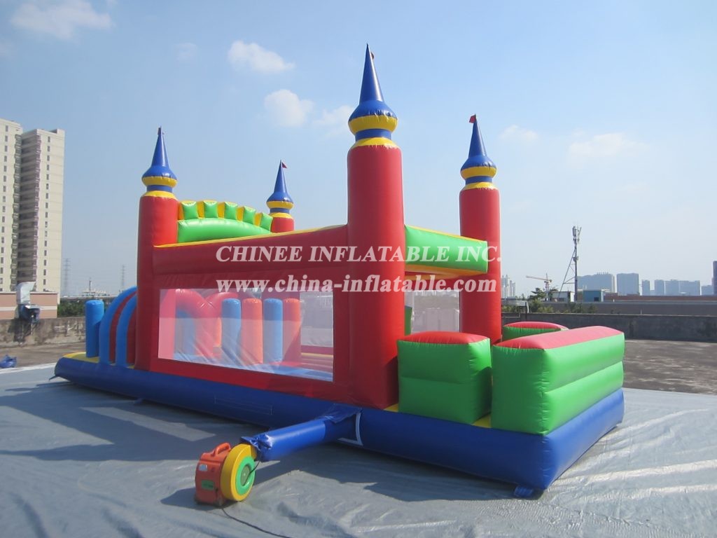 T7-224 Inflatable Castle Obstacles Courses