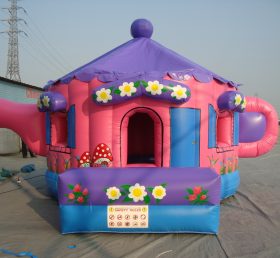 T2-2422 Rosa aufblasbares Trampolin