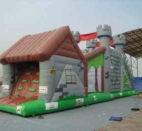 T11-619 Aufblasbare Bounce Haus Springen Hindernis Bounce Kurs