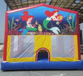 T2-662 Disney Mermaid aufblasbares Trampolin