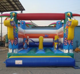 T2-718 Dinosaur aufblasbares Trampolin