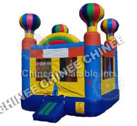 T5-176 Bunte Ballon Trampolin Haus