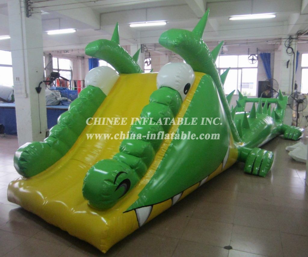 T7-156 Crocodile Inflatable Obstacles Courses