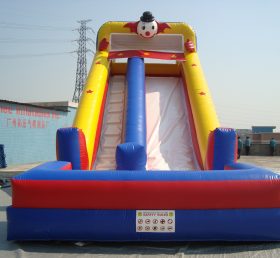 T8-121 Happy Clown Kinder Fallschirmspringen Fallschirmspringen Rutsche Bouncing Octaya aufblasbare Rutsche