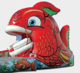 T8-353 Red Fish aufblasbare Rutsche