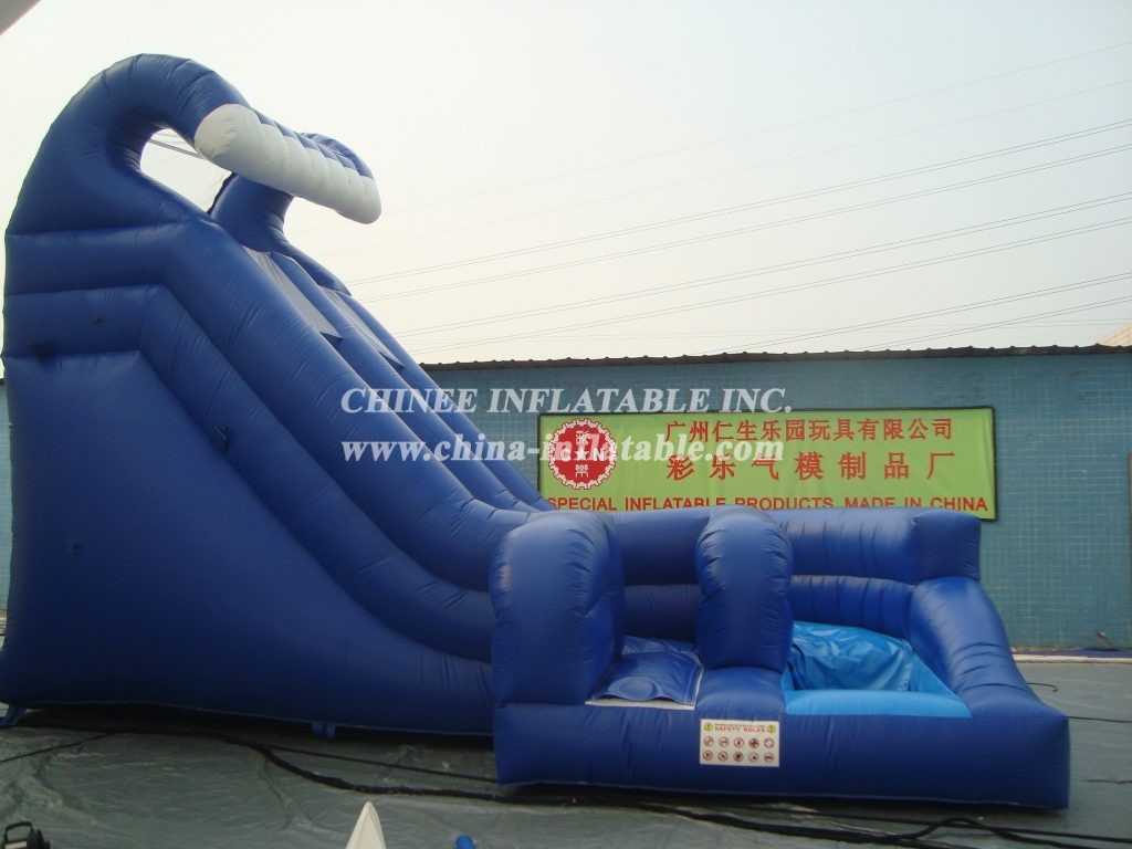 T8-543 Blue Giant Inflatable Slide