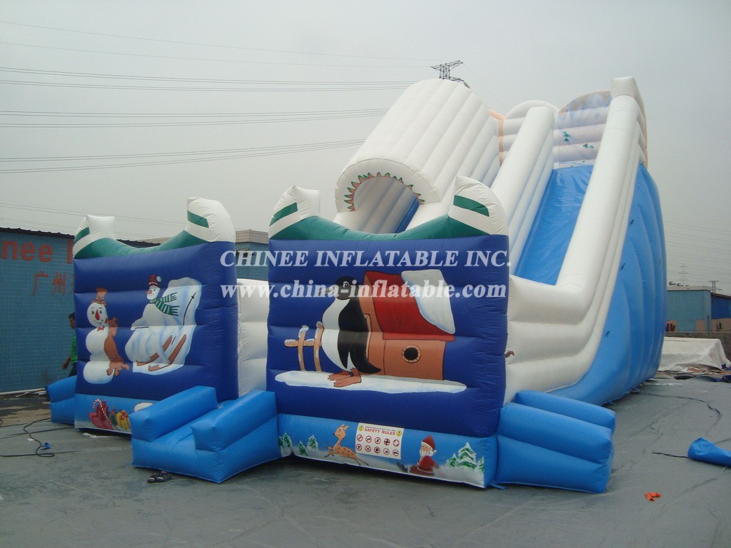 T8-690 Penguin Inflatable Slide Giant Slide For Kid