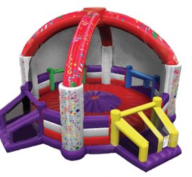 T2-1046 Bunte aufblasbare Trampolin