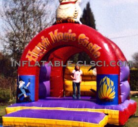 T2-1409 Wizard aufblasbares Trampolin