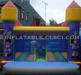 T2-2141 Schloss aufblasbares Trampolin