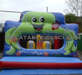 T2-2165 Octopus aufblasbares Trampolin