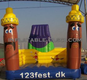 T2-2425 Cartoon aufblasbares Trampolin