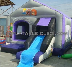 T2-2645 Scooby Doo aufblasbares Trampolin