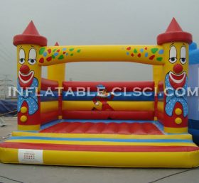 T2-2947 Happy Clown aufblasbares Trampolin