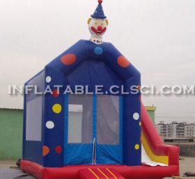 T2-2949 Happy Clown aufblasbares Trampolin