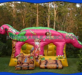 T2-651 Flintstones aufblasbares Trampolin