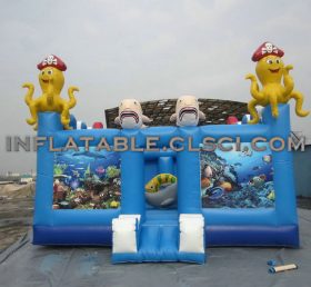 T2-750 Octopus aufblasbares Trampolin