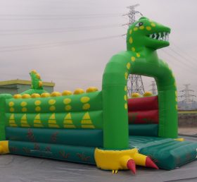 T2-302 Dinosaur aufblasbares Trampolin