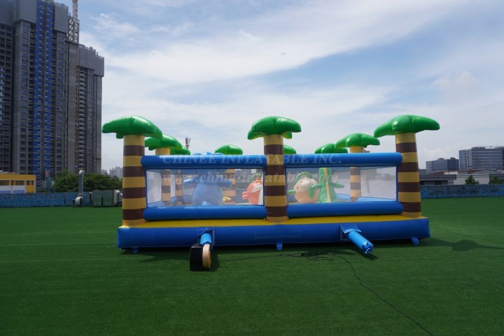 T6-504 Jungle Theme Inflatable Park