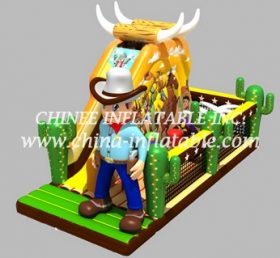 T2-3311 Western Cowboy aufblasbares Trampolin