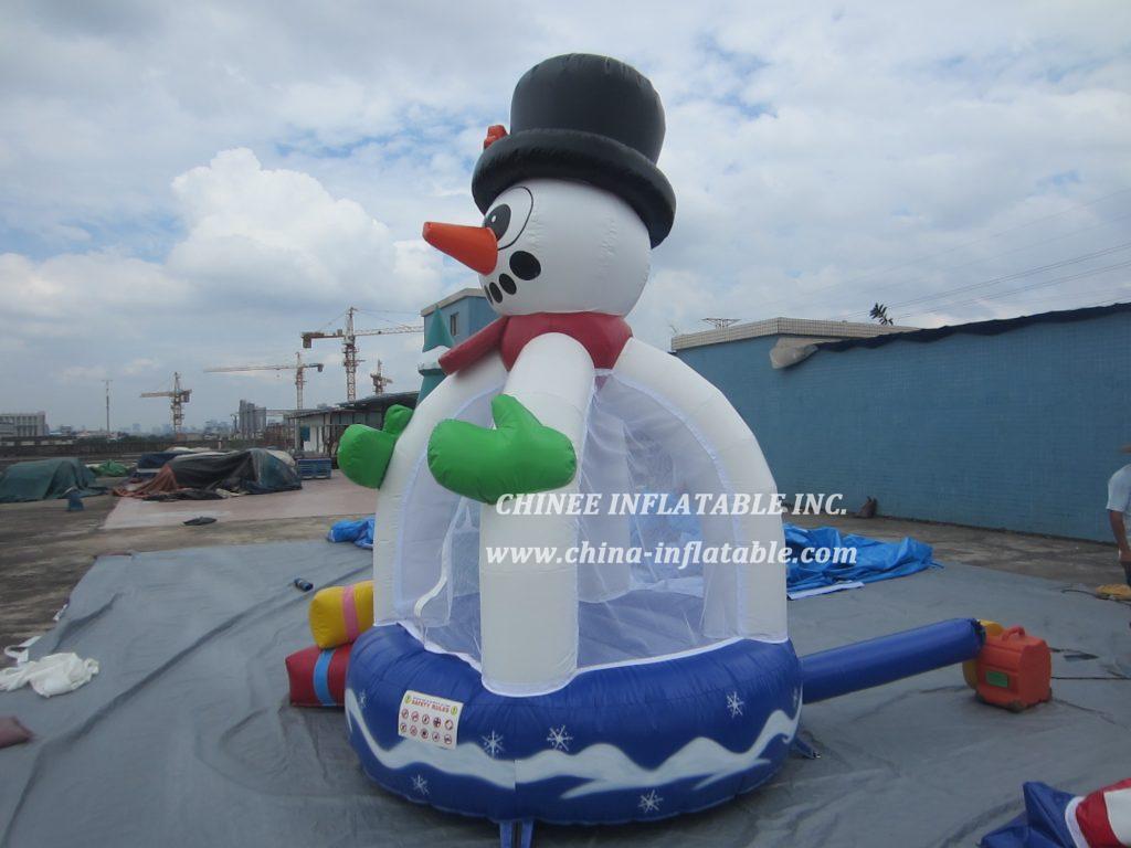 T2-3413 Christmas Tree Snowman Bouncer