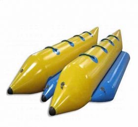 IB1-001 Cooles Doppelrohr-aufblasbares Wasser-Bananenschwimmboot