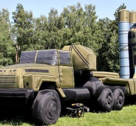 SI1-004 Giant aufblasbare militärische Rakete Panzer Köder militärische Übung aufblasbares Fahrzeug Modell