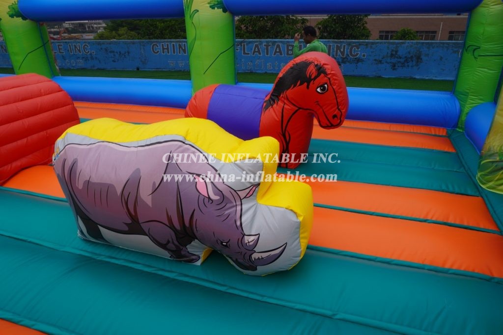 GF2-017 Jungle Theme Inflatable Funcity