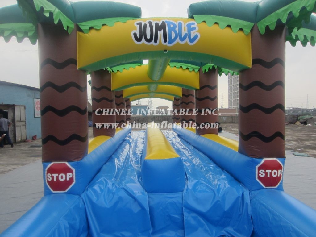 T8-2001 Jungle Theme Slip And Slide