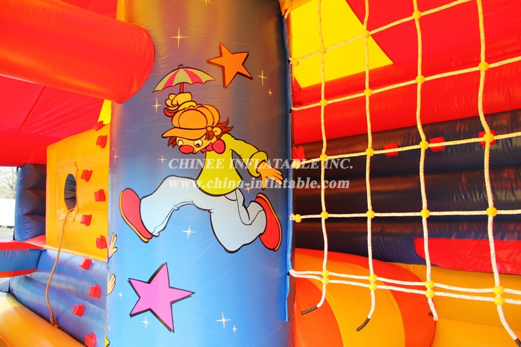 T2-3623 Acrobat Circus Inflatable 15M Couvert