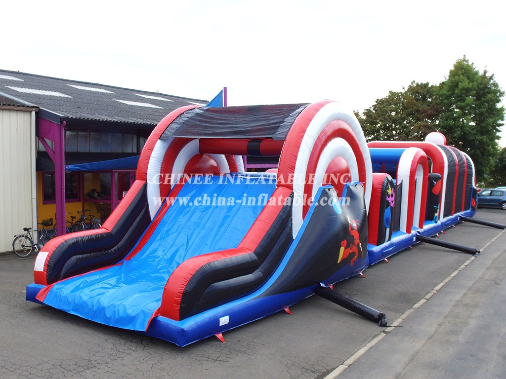 T7-1260 Parcours Inflatable 29M Ninja