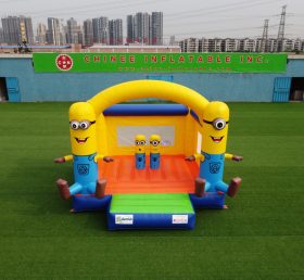 T2-3218 Minions aufblasbares Trampolin